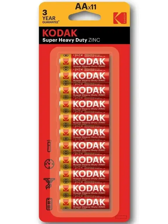 Пальчиковые батарейки Kodak AA 11 шт