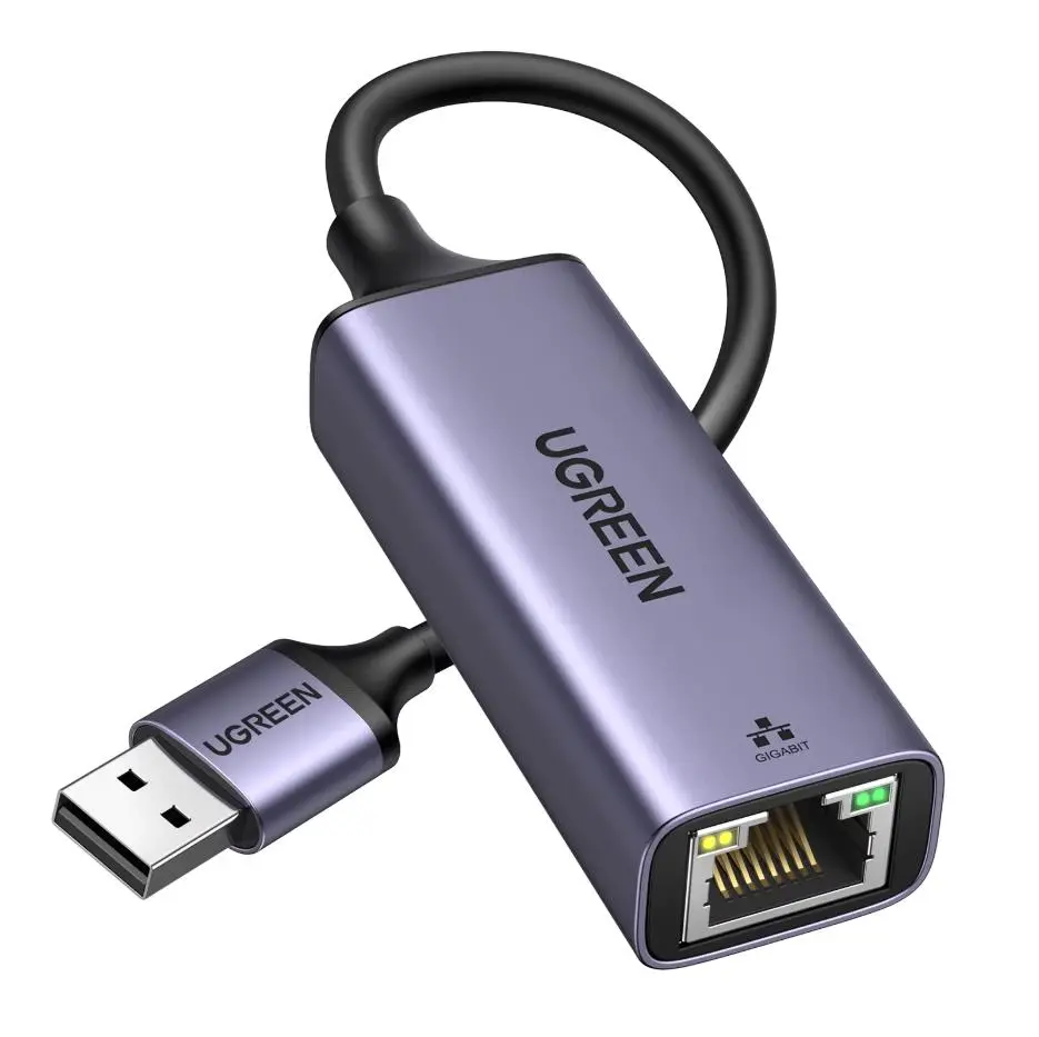Адаптер UGREEN USB Ethernet RJ45 1000/100 Mbps