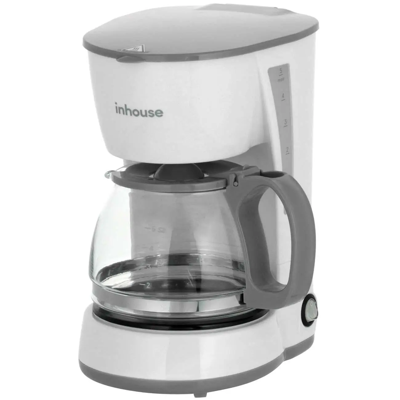 Кофеварка капельного типа Inhouse ICMD0603GW 0.6 л, 600 Вт