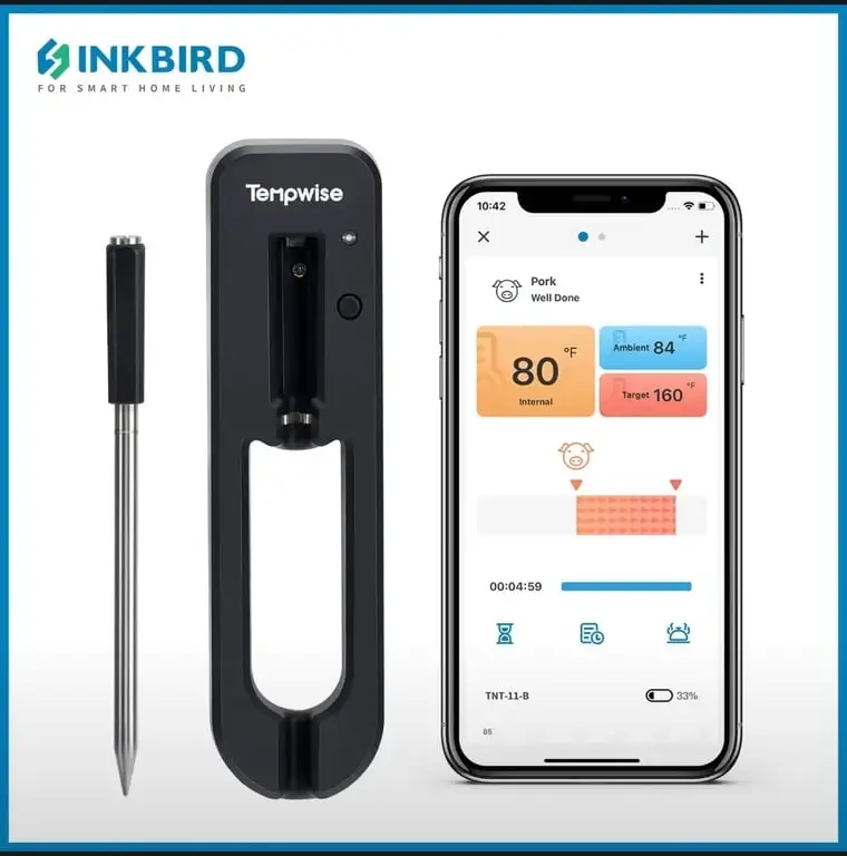 Беспроводной термометр для мяса INKBIRD Tempwise TNT-11-B