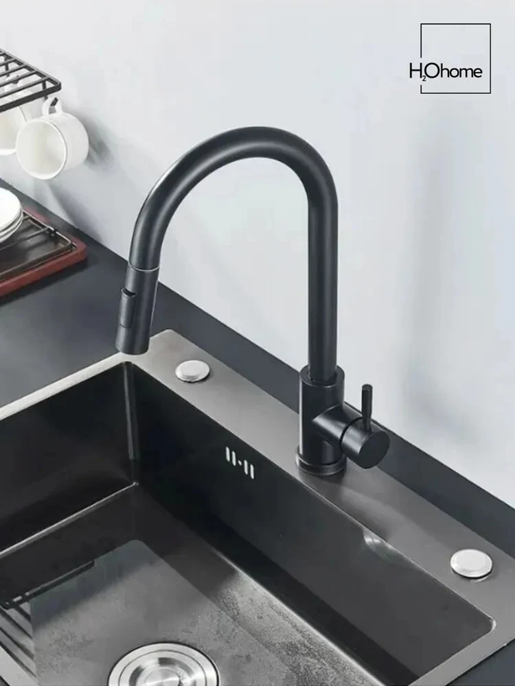 Смеситель для кухни с выдвижным изливом H2Ohome