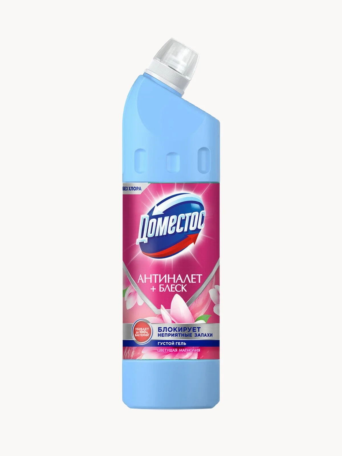 Domestos универсальное чистящее средство-гель цветущая магнолия антиналет + блеск 750 мл
