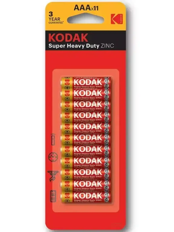 Батарейки KODAK мизинчиковые AAA солевые R03 11 ш.
