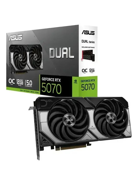 Видеокарта Asus GeForce RTX 5070 Dual OC