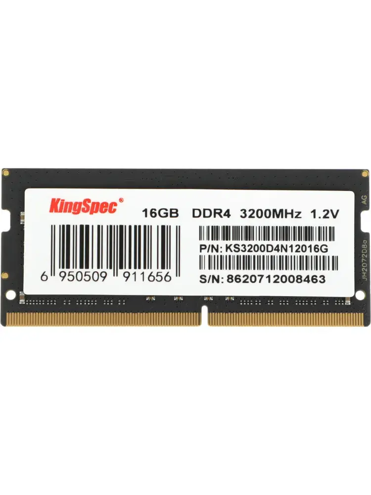 KingSpec Оперативная память DDR4 3200 1x16 ГБ