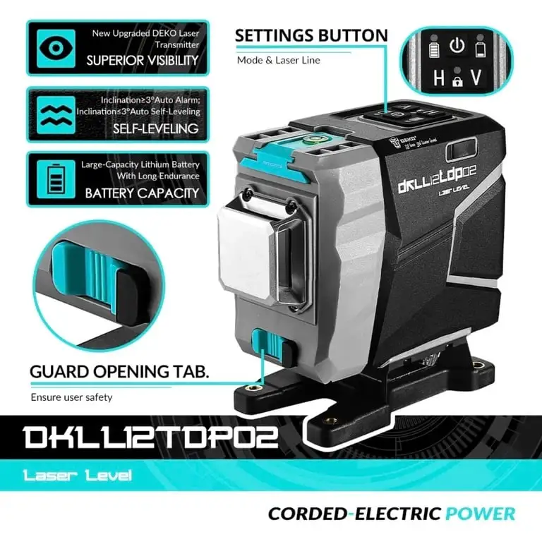 Лазерный уровень DEKO DKLL12tdP02