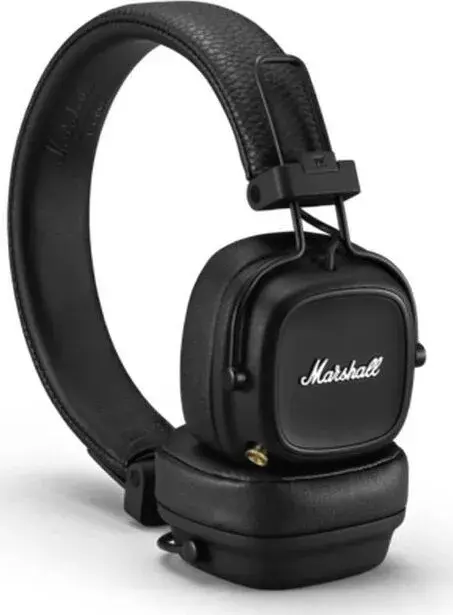 Беспроводные наушники MARSHALL Major IV, черные/коричневые