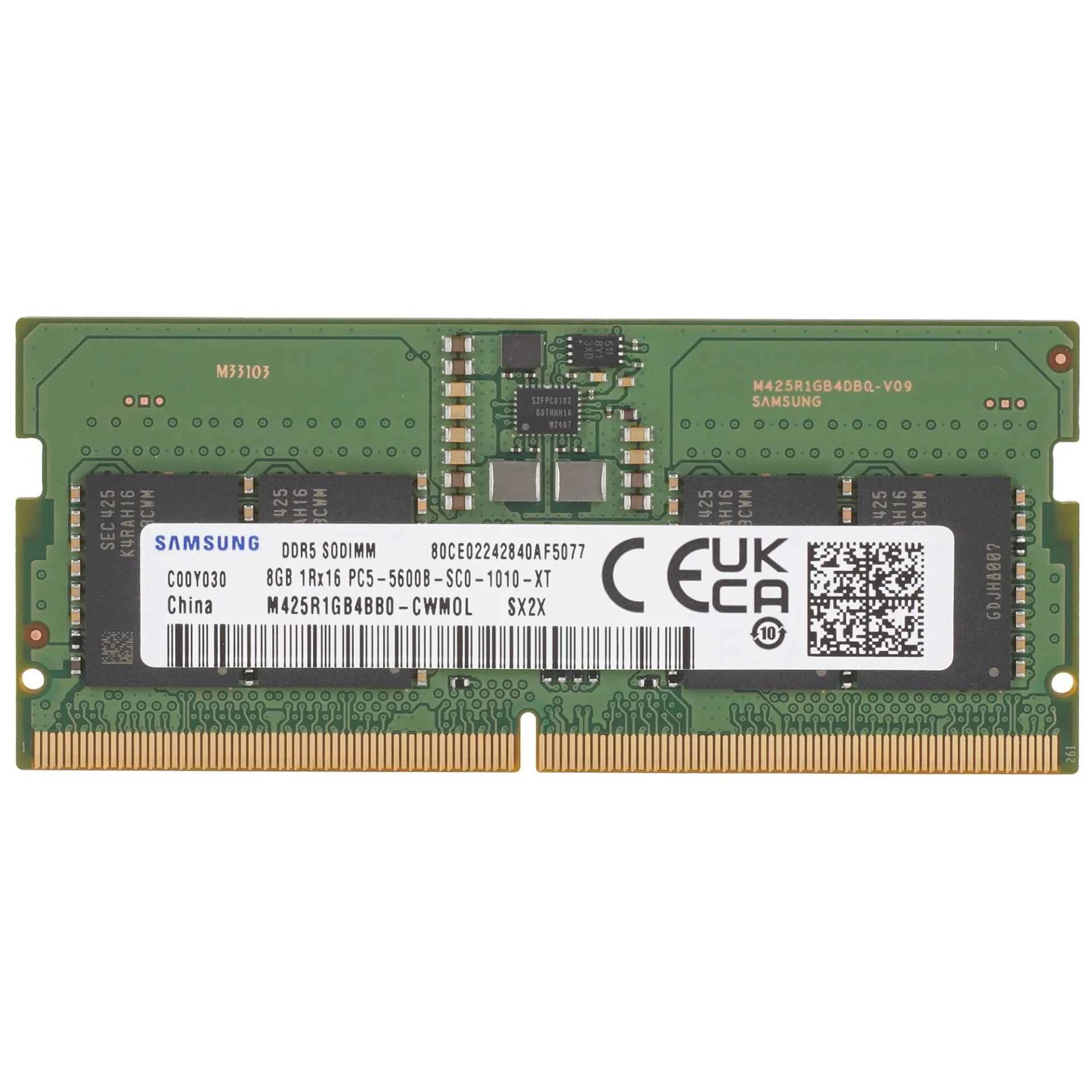 Оперативная память Samsung M425R1GB4BB0-CWM DDR5 SODIMM 8GB 5600MHz