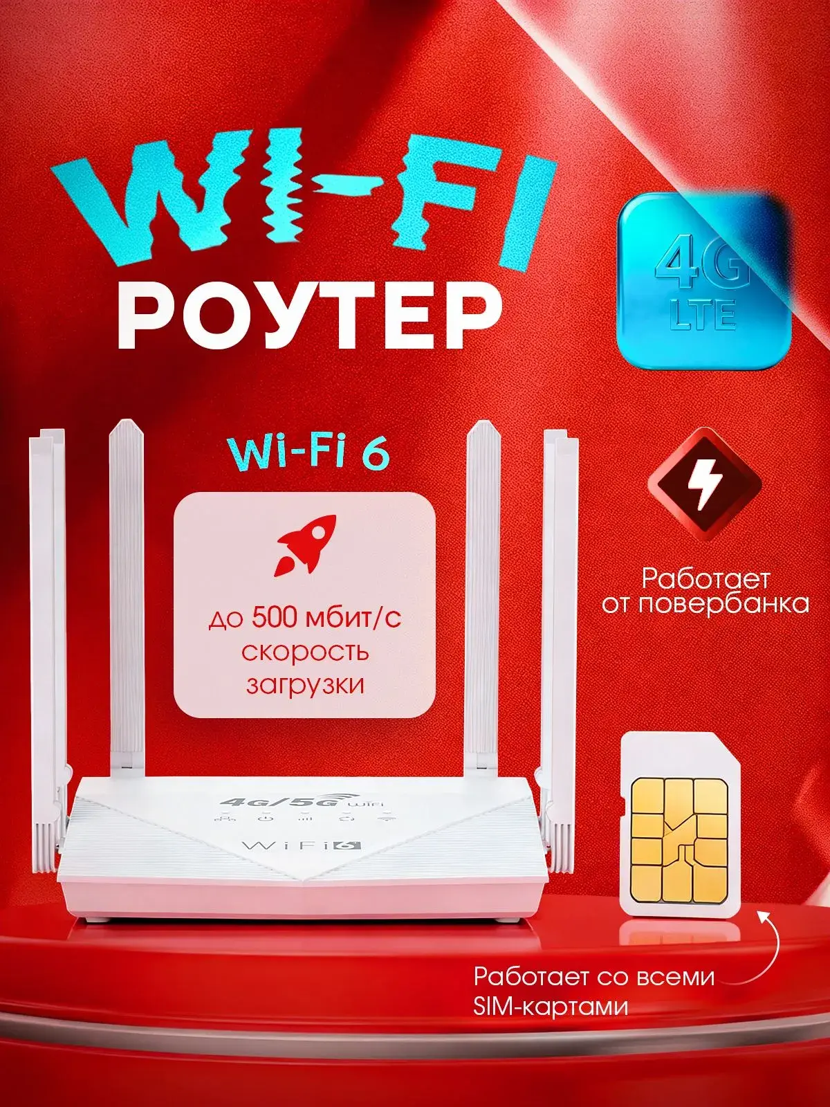 Роутер wifi для дома с сим картой
