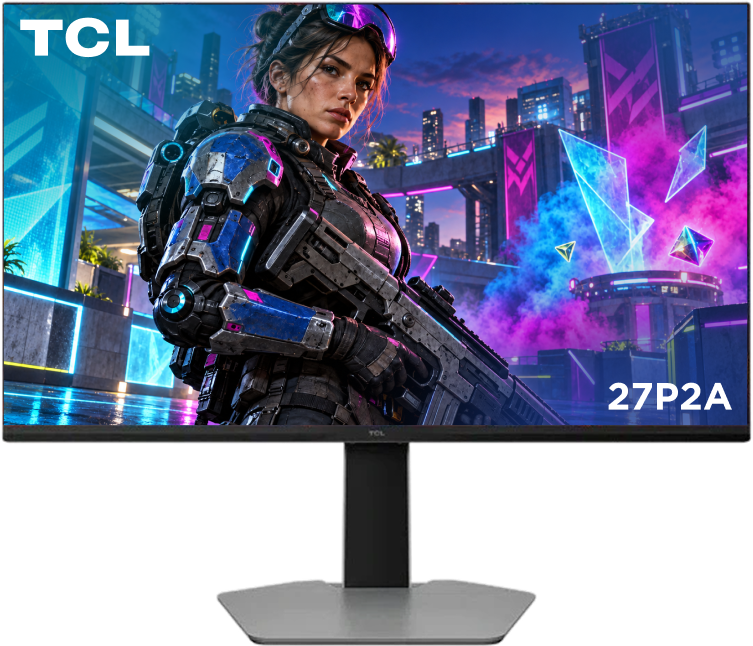 27" Монитор TCL 27P2A, 2560x1440, Fast-IPS, 200 Гц, 1 мс
