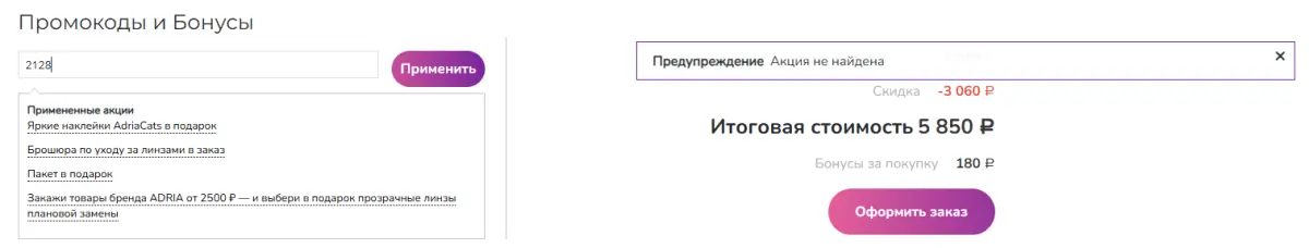 Скриншот проверки