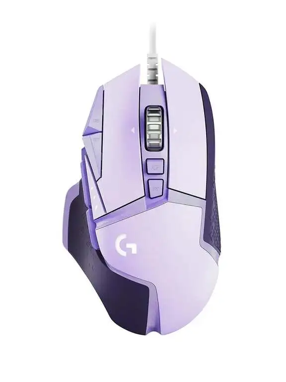 Игровая мышь Logitech G502 Hero, сиреневый и розовый