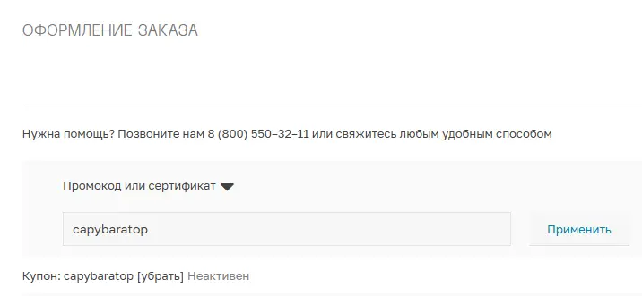 Скриншот проверки