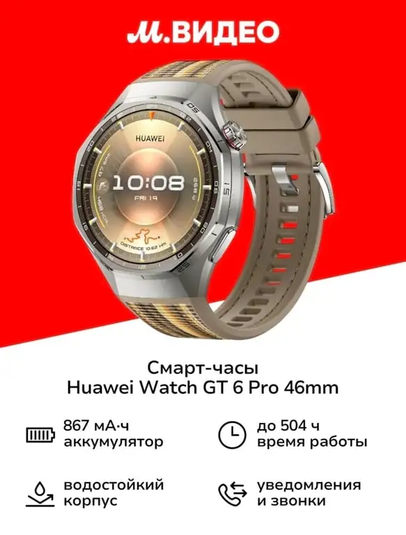 Смарт-часы Watch GT 6 Pro 46mm Brown