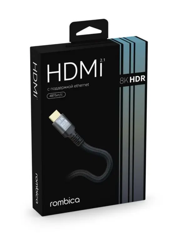 Кабель HDMI ROMBICA CB-20LX 8K, 1.5 м за 239₽ и 2 м за 308₽