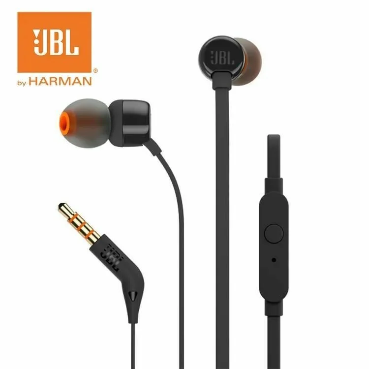 Наушники внутриканальные JBL T110 с микрофоном, 3.5 мм