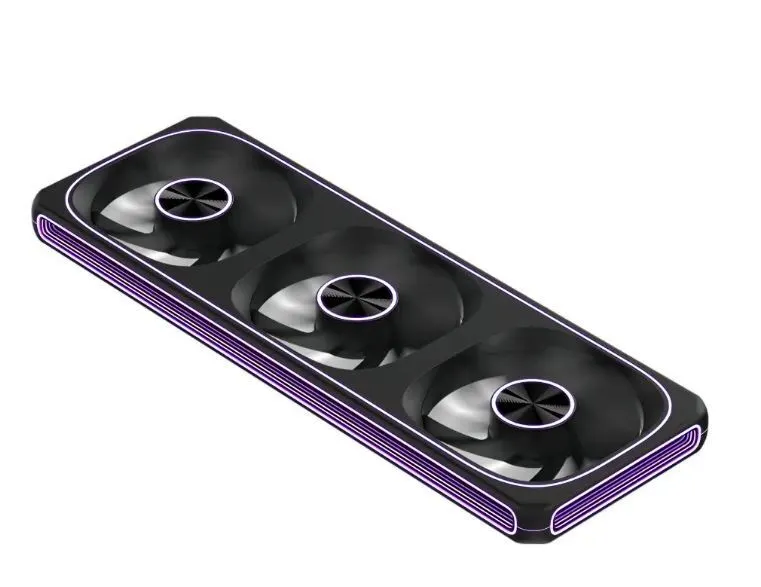 Блок вентиляторов для ПК AIR FUSION 3 BK REVERSE реверсный