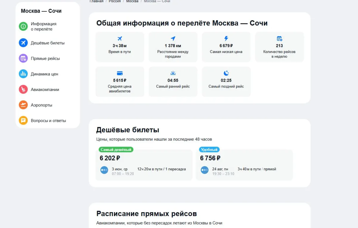 Скриншот подтверждения применения купона Авиабилеты из Москвы в Сочи по выгодной цене!