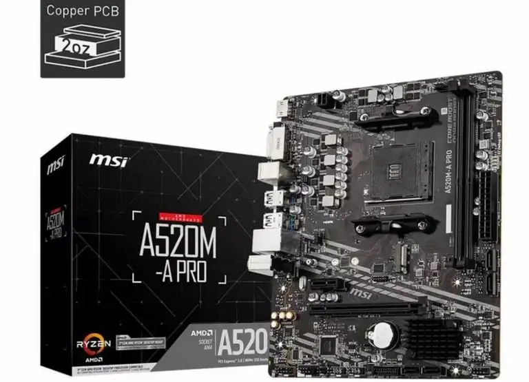 Материнская плата MSI A520M-A PRO AM4