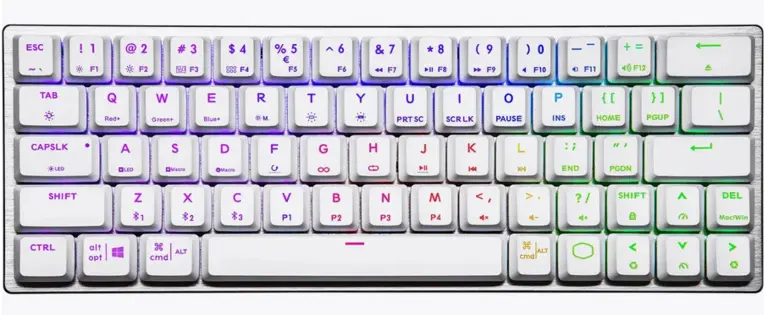 Клавиатура механическая беспроводная Cooler Master SK622, низкопрофильная, 60%