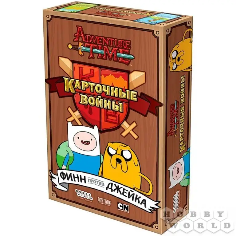 Игра настольная "Время приключений: Финн против Джейка"
