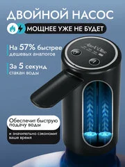 Помпа для воды на бутыль 19 литров электрическая
