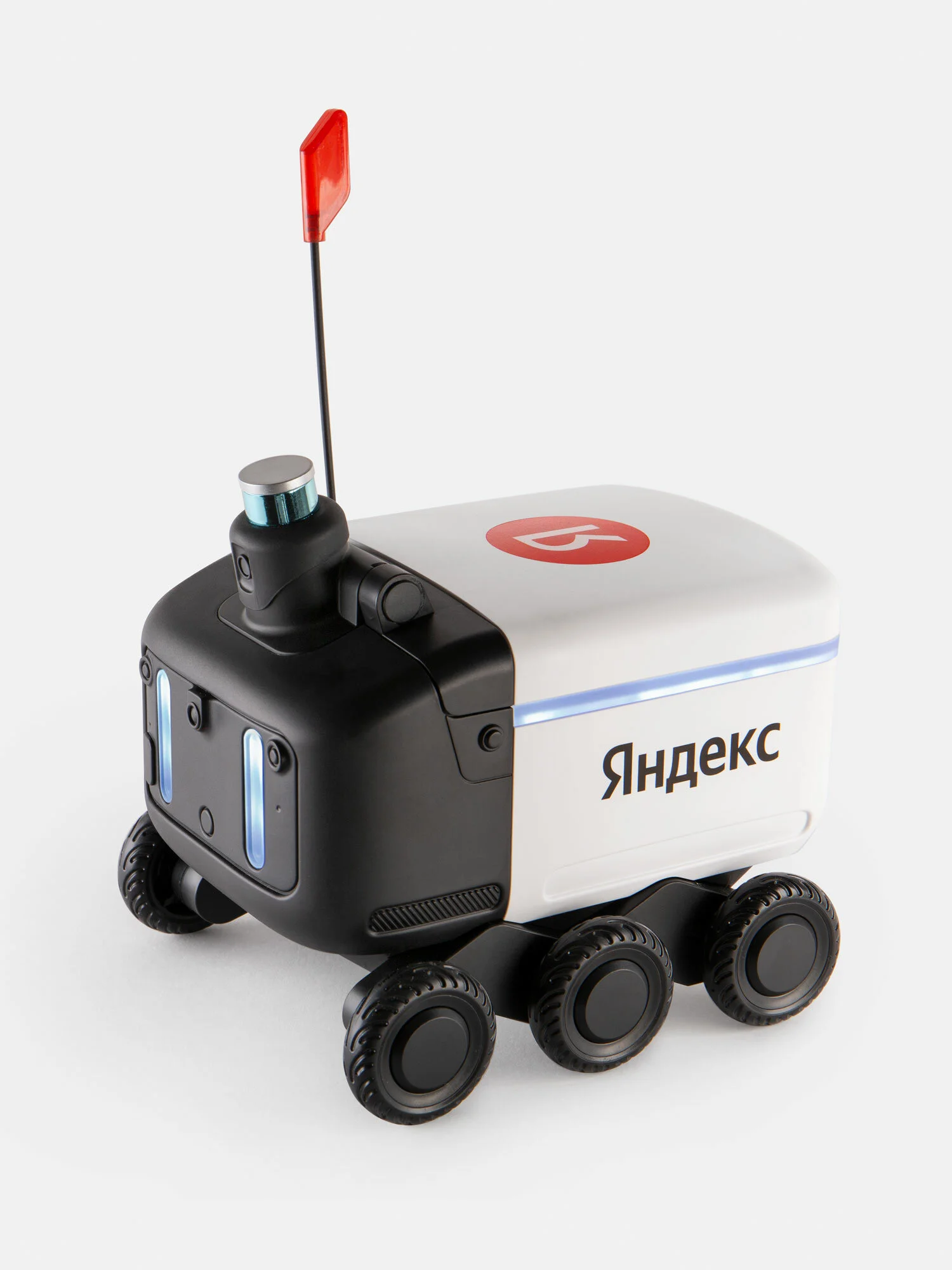 Радиоуправляемая игрушка Яндекс «Робот-доставщик», с пультом управления, радиус действия 25 метров