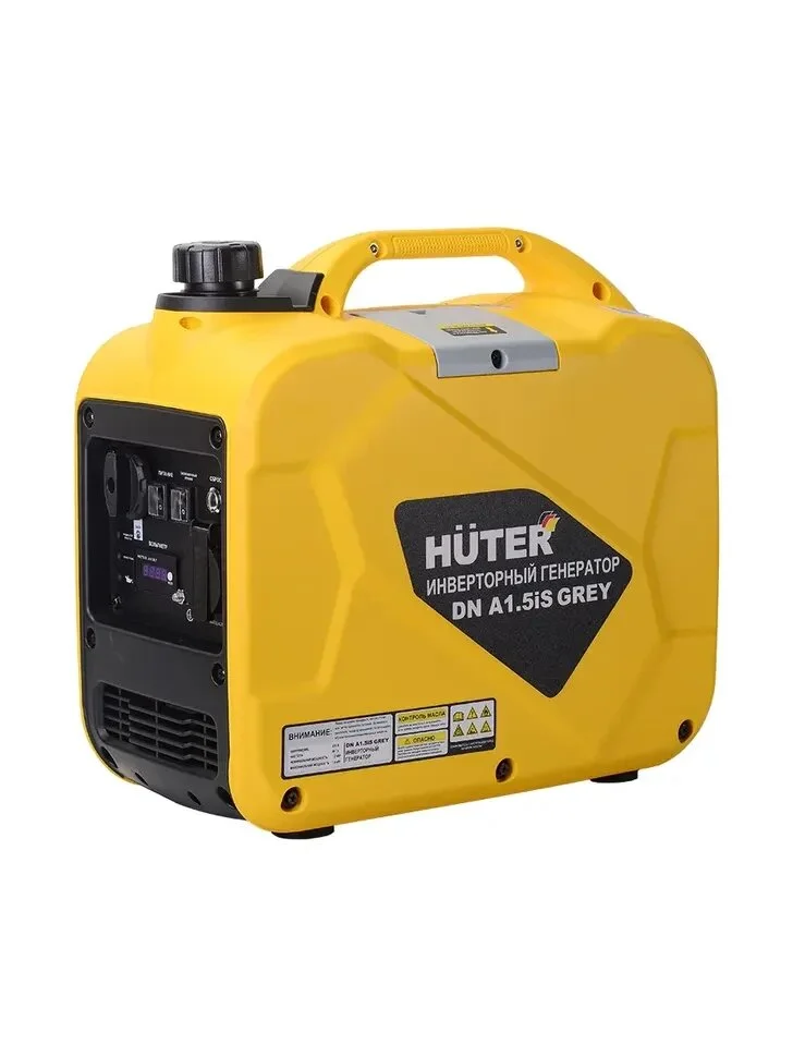 Генератор инверторный Huter DN А1,5iS GR 1.4 кВт бензиновый, закрытый корпус