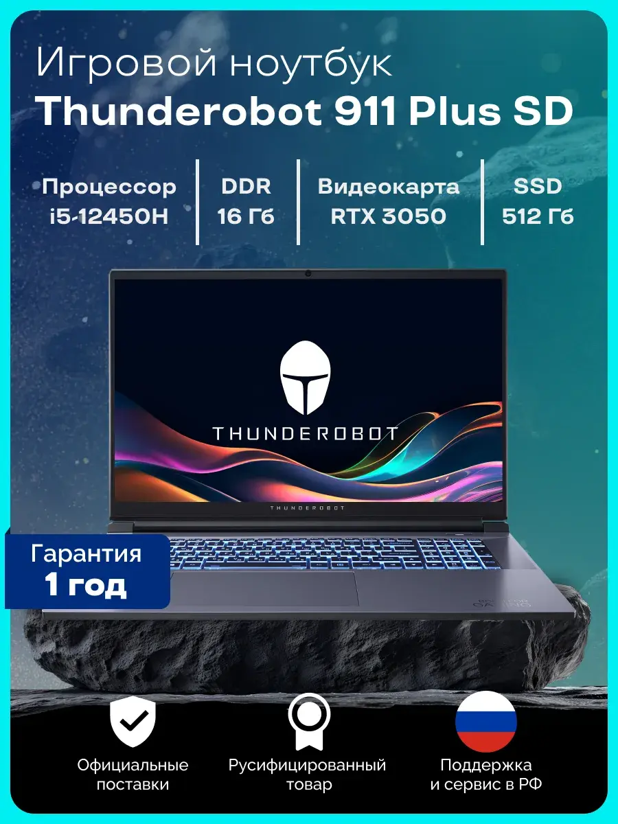 Ноутбук игровой Thunderobot 911 Plus SD