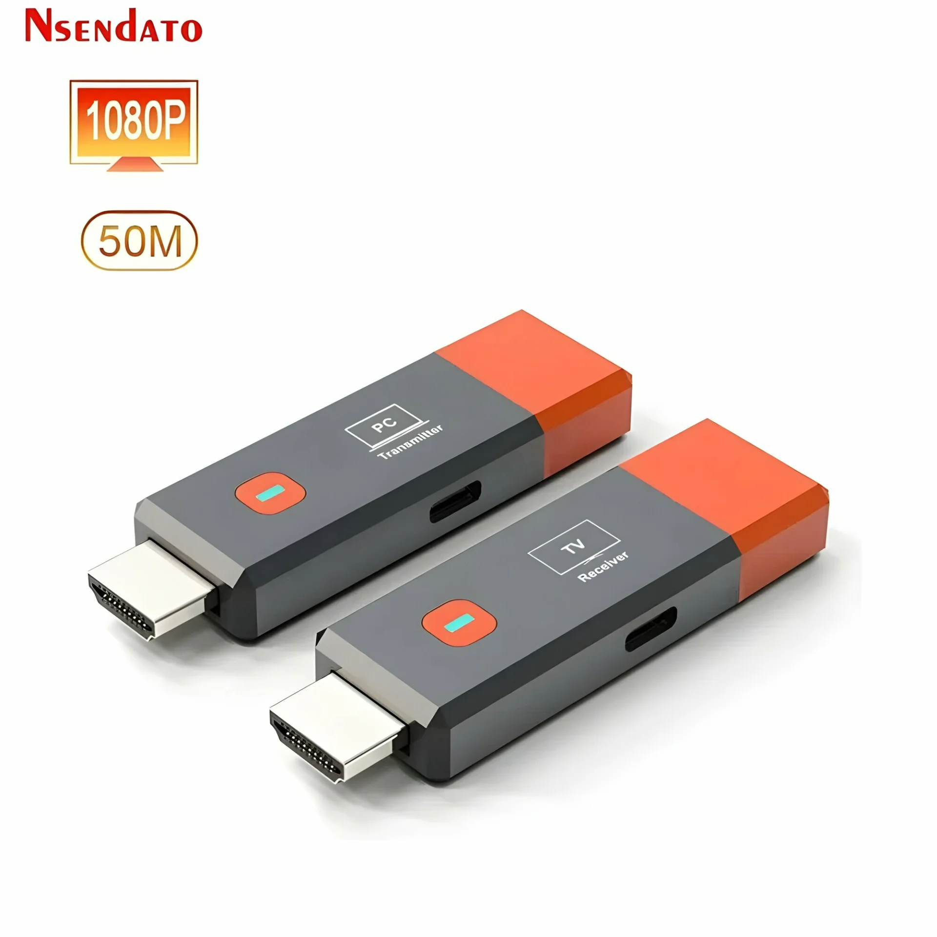 Беспроводной HDMI передатчик и приемник Nsendato 1080