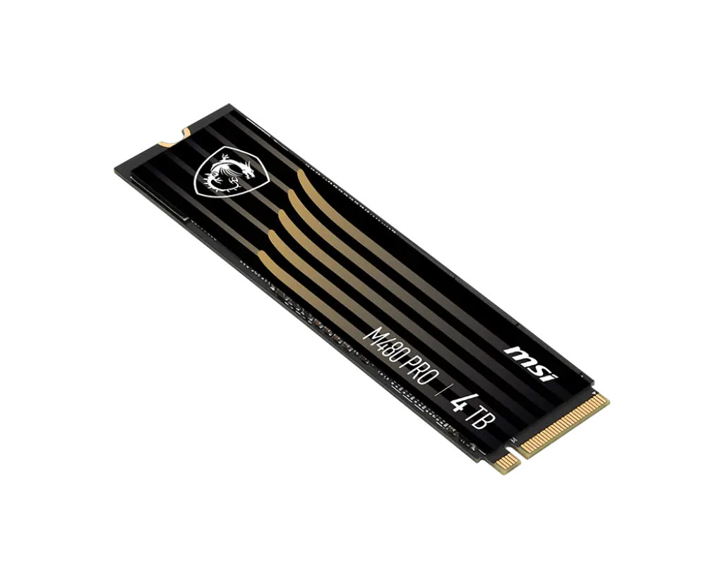SSD жесткий диск MSI PCIE 4.0 NVME M.2 SPATIUM M480 PRO 4TB, S78-440R050-P83