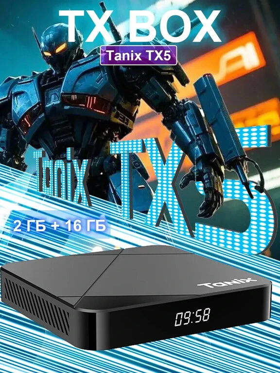ТВ приставка Tanix TX5 2/16 Android 14 Amlogic S905Y5