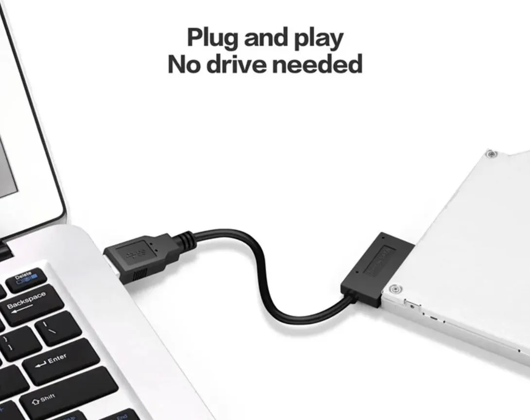 USB адаптер для подключения ноутбучного dvd привода