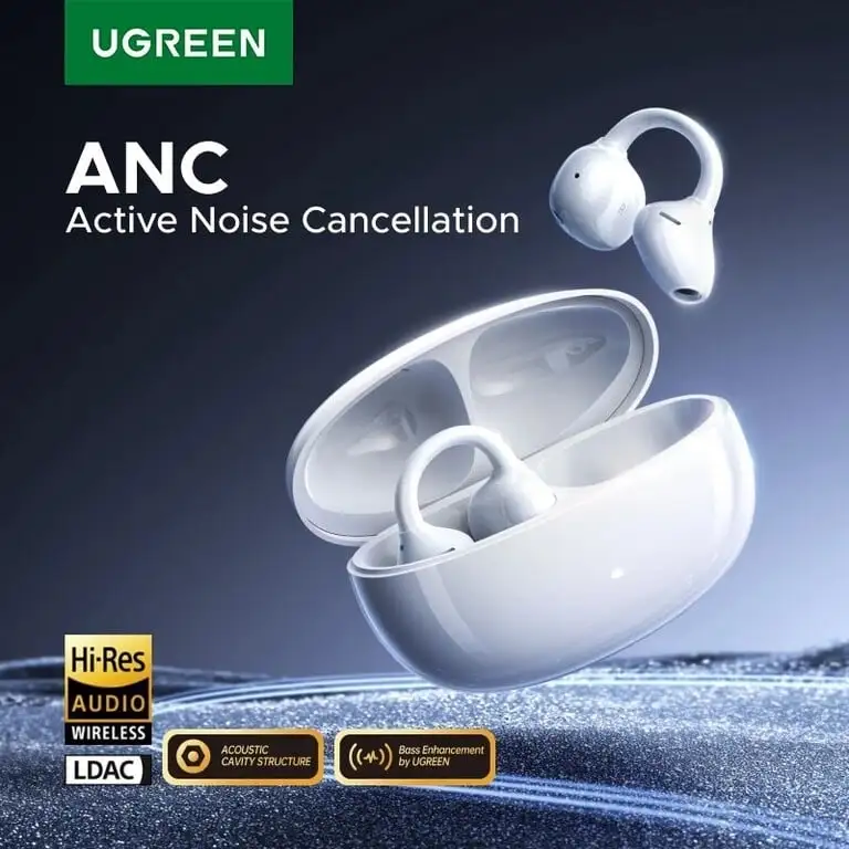 Наушники с активным шумоподавлением UGREEN ClipBuds Pro WS218
