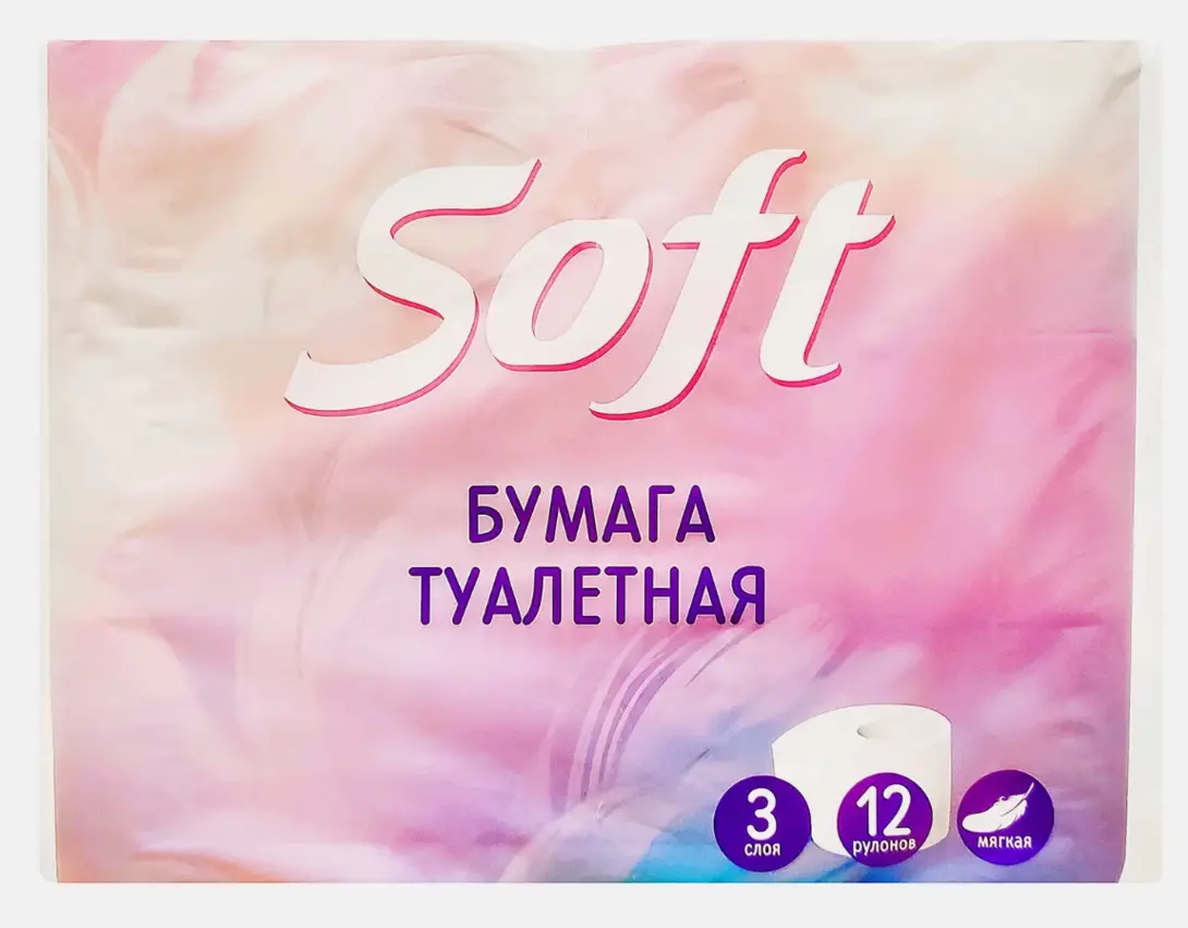 Туалетная бумага Soft