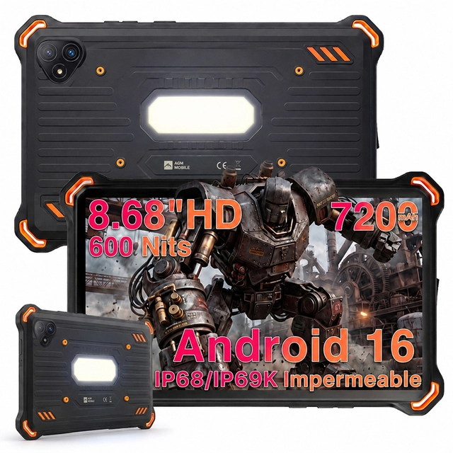 Планшет AGM, 6", 6/128ГБ, Wi-Fi+4G, Android