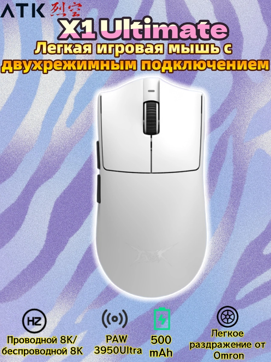 Игровая мышь беспроводная ATK X1 Ultimate