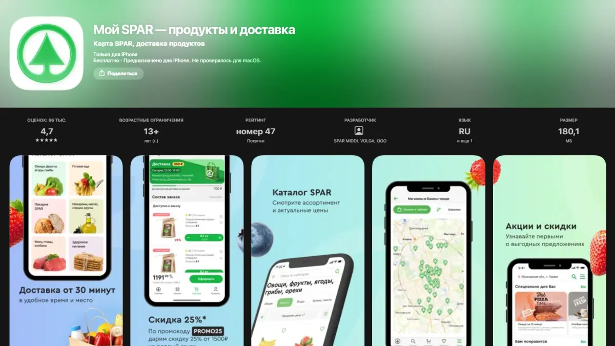 Скриншот подтверждения применения купона Приложение для iOS бесплатно