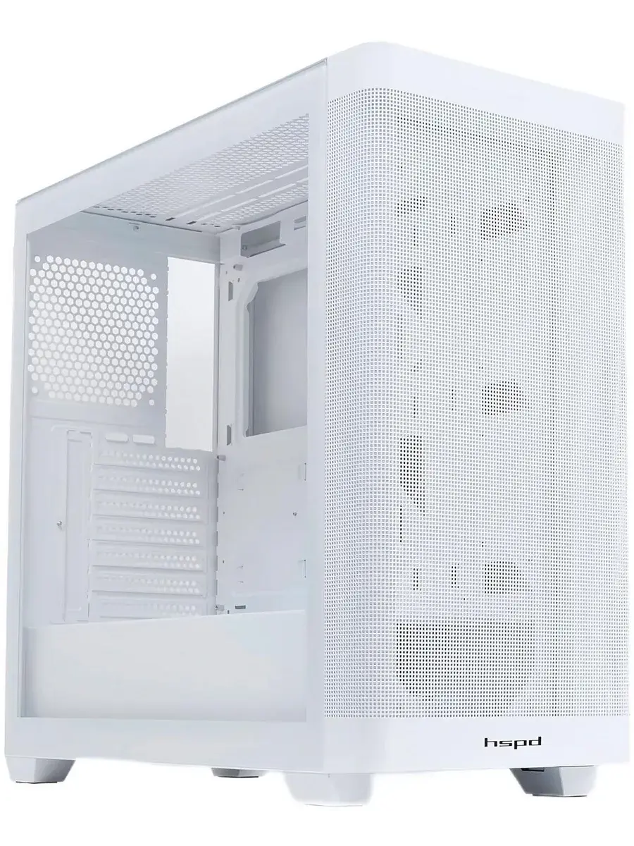 Корпус для ПК HSPD M740 WHITE / BLACK