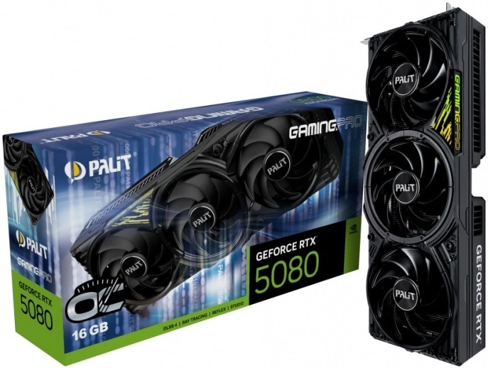 Видеокарта Palit GeForce RTX 5080 Gaming Pro 16GB