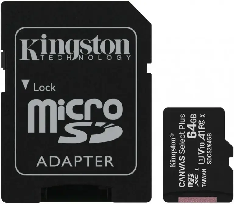 Карта памяти Kingston Canvas Select Plus, 64Гб