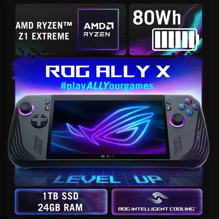 Портативная игровая приставка ASUS ROG Ally X