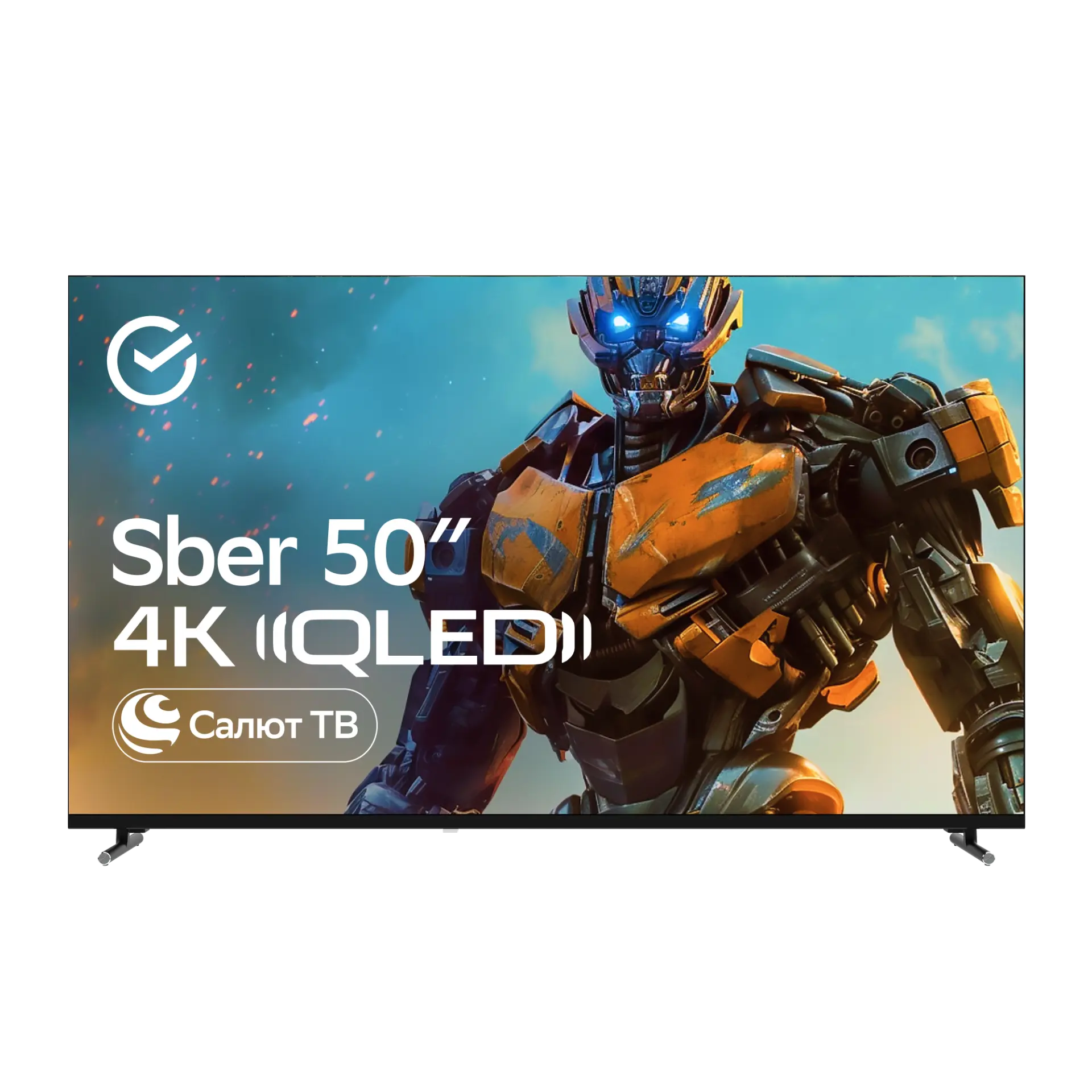 50″ Умный телевизор SBER SDX-50UQ6032, 3840x2160