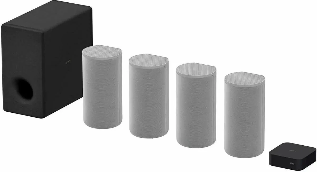 Домашний кинотеатр Sony HT-A9, 4 колонки, 500Вт, беспроводное подключение, Dolby Atmos