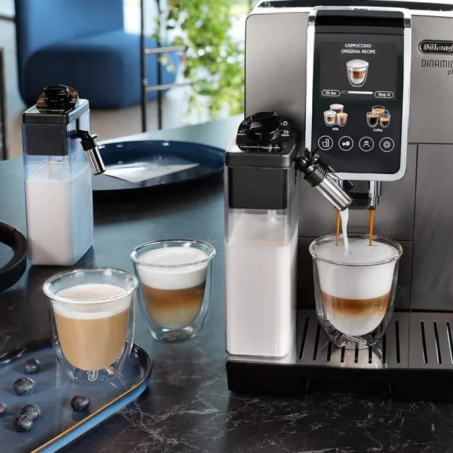 Delonghi dinamica plus 380.95 / 24 напитка / сенсорный дисплей/ 2 капучинатора / официальный продавец на яндекс маркете