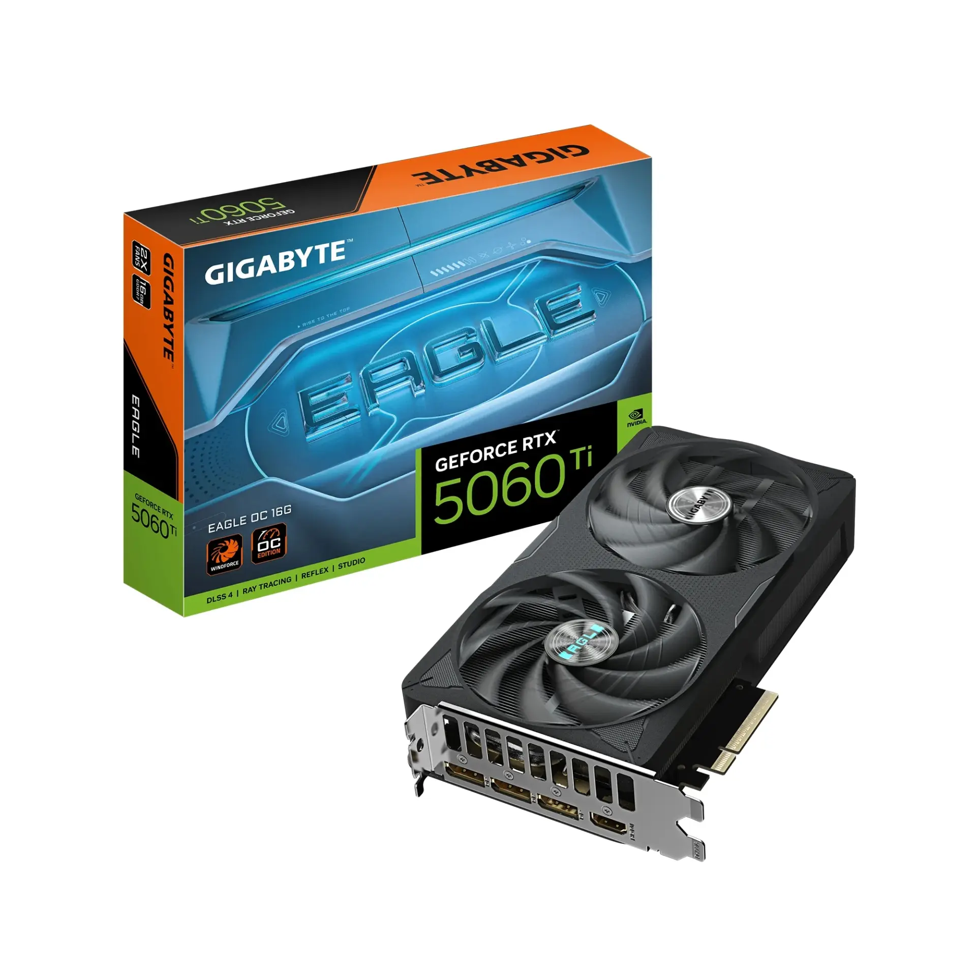 Видеокарта Gigabyte GeForce RTX 5060 Ti EAGLE OC 16gb