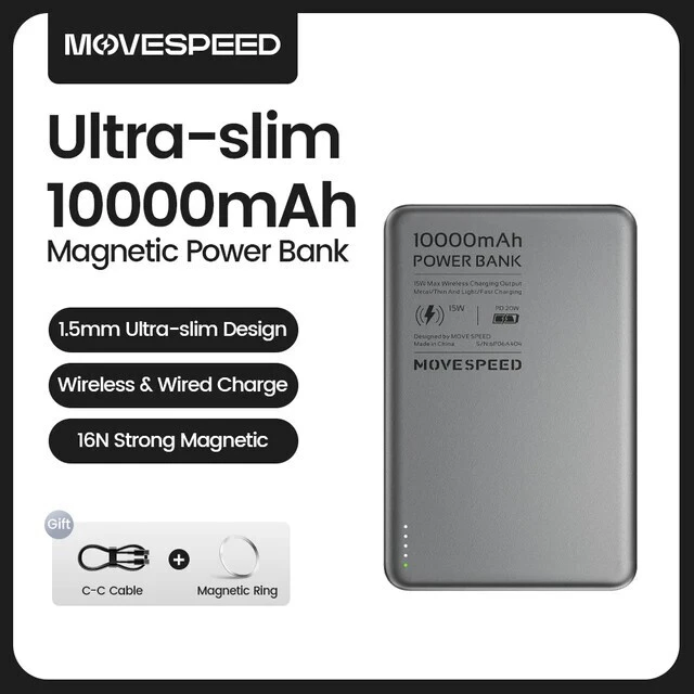 Внешний аккумулятор с MagSafe Movespeed s10
