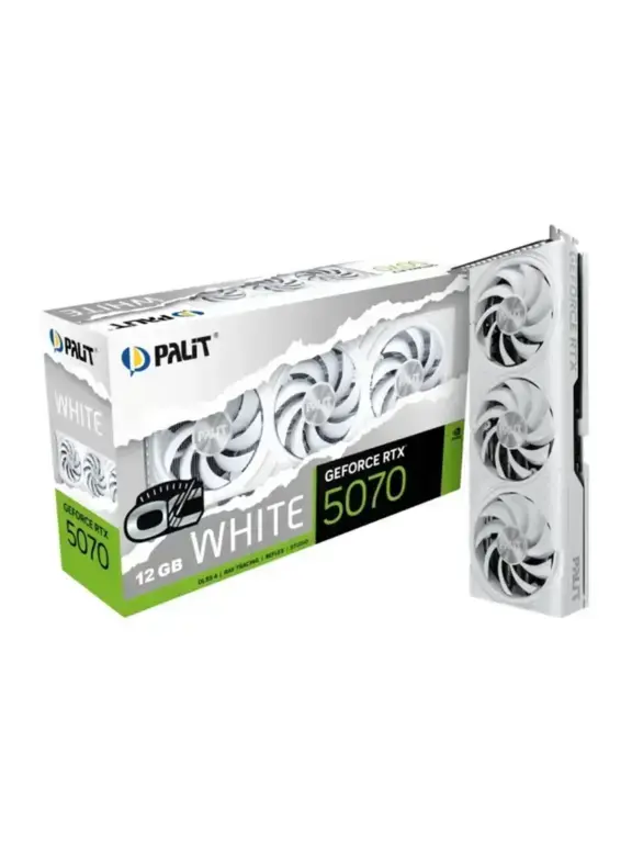 Видеокарта GeForce RTX 5070 WHITE OC 12G