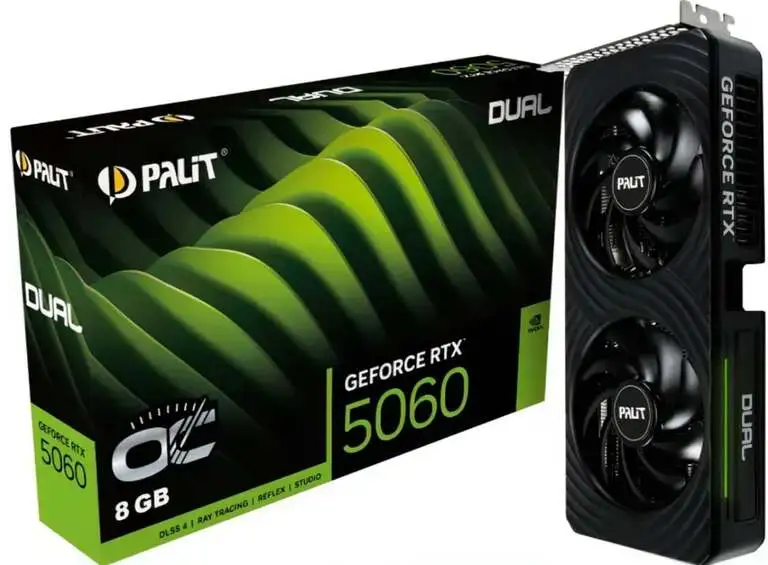 Видеокарта Palit RTX 5060 Dual OC 8GB
