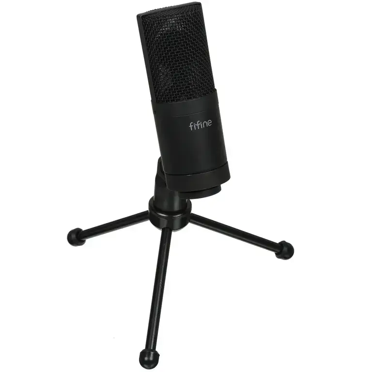 Микрофон Fifine K669C + микрофонная стойка Fifine BM63